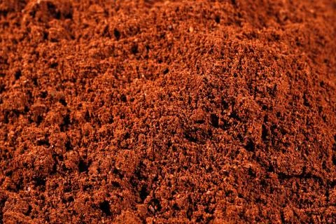 Heap of ground coffee Stock Photos