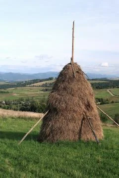 Heap of Hay Stock Photos