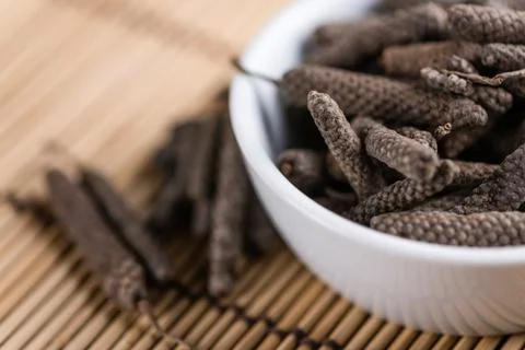 Heap of long Pepper Stock Photos
