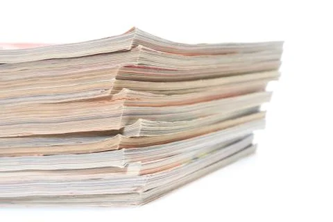 Heap of magazines Stock Photos