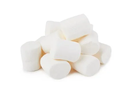 Heap of marshmallows Stock Photos