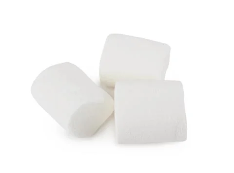 Heap of marshmallows Foto stock