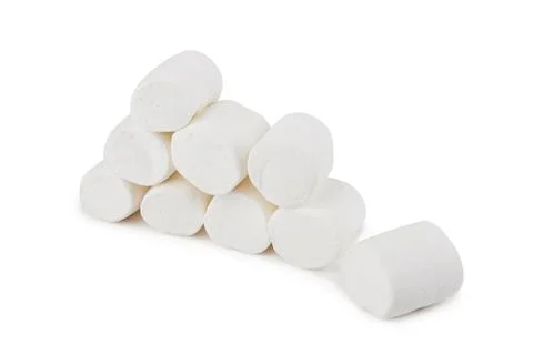 Heap of marshmallows Stock Photos
