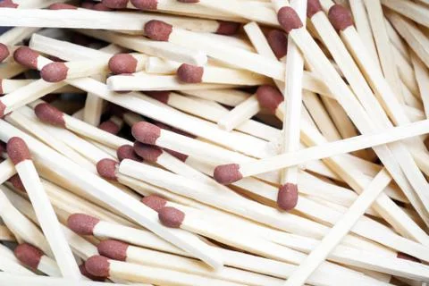 Heap of matches Stock Photos