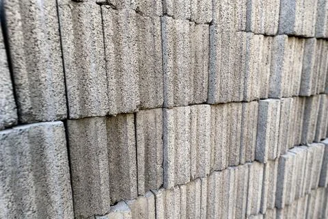 Heap of mortar bricks for construction 写真素材