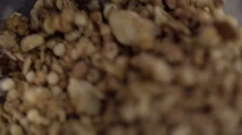 Heap of muesli 库存影片 64702395