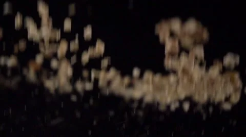 Heap of muesli Stock Footage 64702404