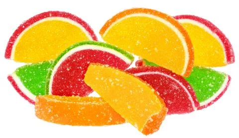 Heap multicolored candy Stock Photos