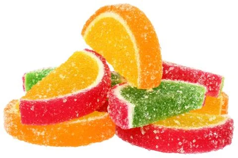 Heap multicolored candy Stock Photos