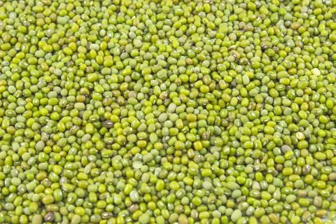 Heap of mung beans Stock Photos
