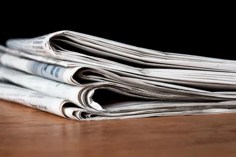 Heap of newspapers Stock Photos