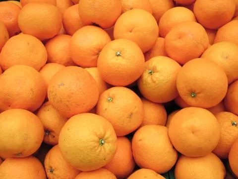 Heap of oranges. Stock Photos