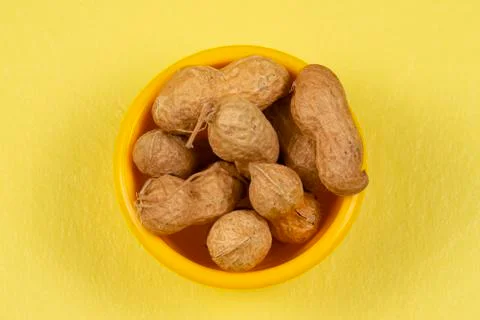 Heap of peanuts in shell Stock Photos