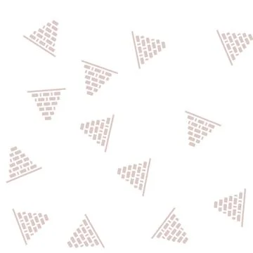 Heap of peat glyph vector seamless pattern Stock Illustration