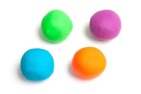 Heap of plasticine Stock Photos