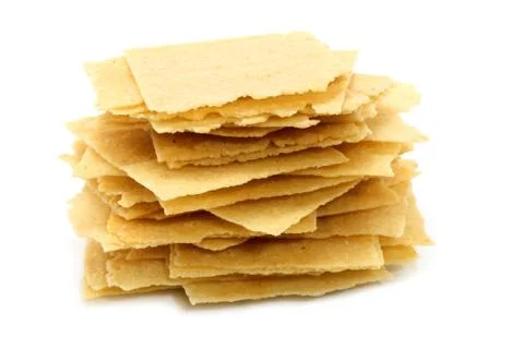 Heap of potato chips Foto stock
