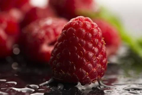Heap of raspberry Stock Photos