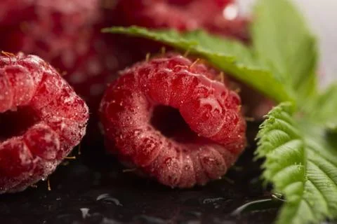 Heap of raspberry Stock Photos