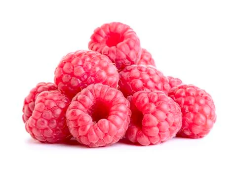 Heap of raspberry Foto stock