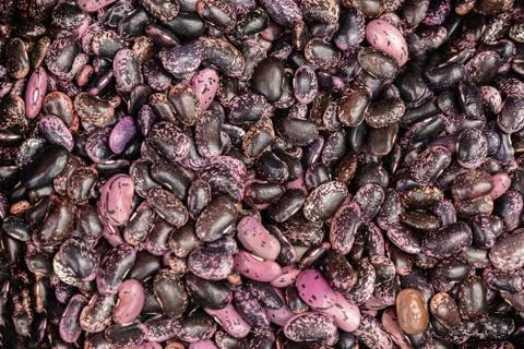 Heap of red beans for background texture, close-up, top view, copy space for  스톡 사진