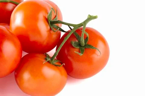 Heap of red tomatoes Stock Photos