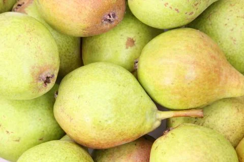 Heap of ripe pears Foto stock