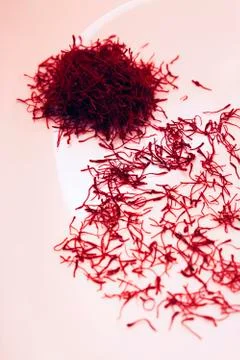 Heap saffron Stock Photos