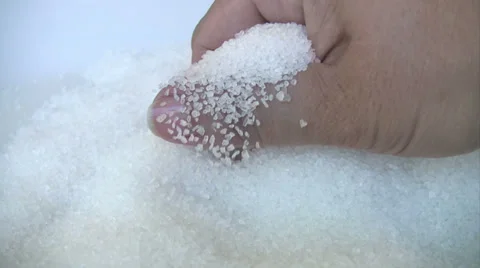 Heap of salt Vídeos de archivo 31574266