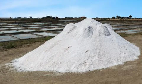 Heap of salt Stock Photos