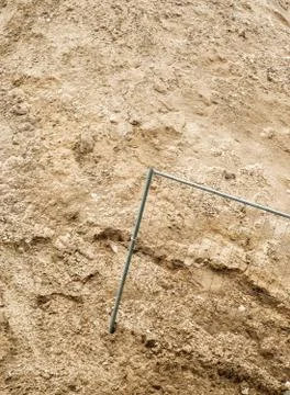 Heap of sand Stock Photos