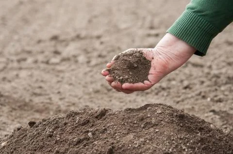 Heap of soil Stock Photos