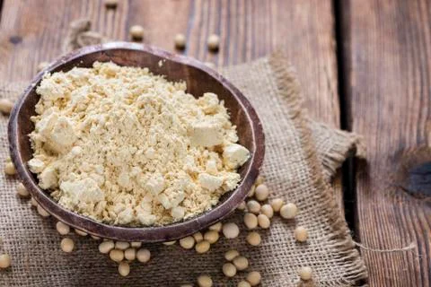 Heap of Soy Flour Stock Photos