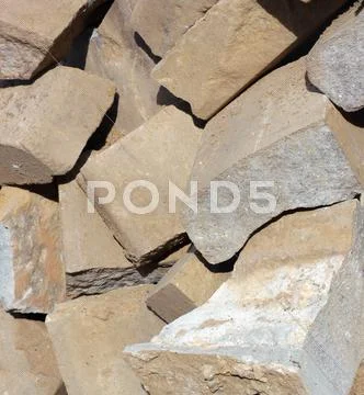 Heap of stone Stock Photos