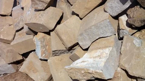 Heap of stone Fotos Stock