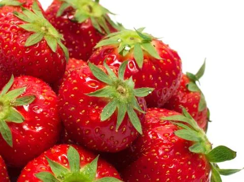 Heap of strawberry Foto stock