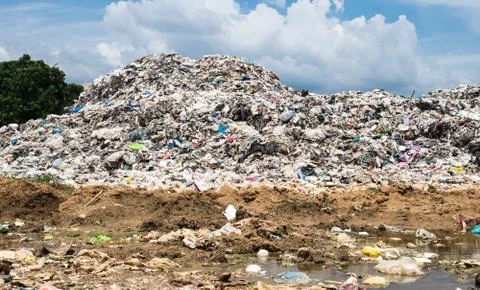 Heap trash Foto stock