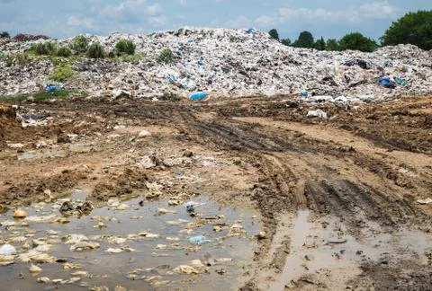 Heap trash Foto stock
