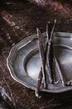 Heap of vanilla Stock Photos