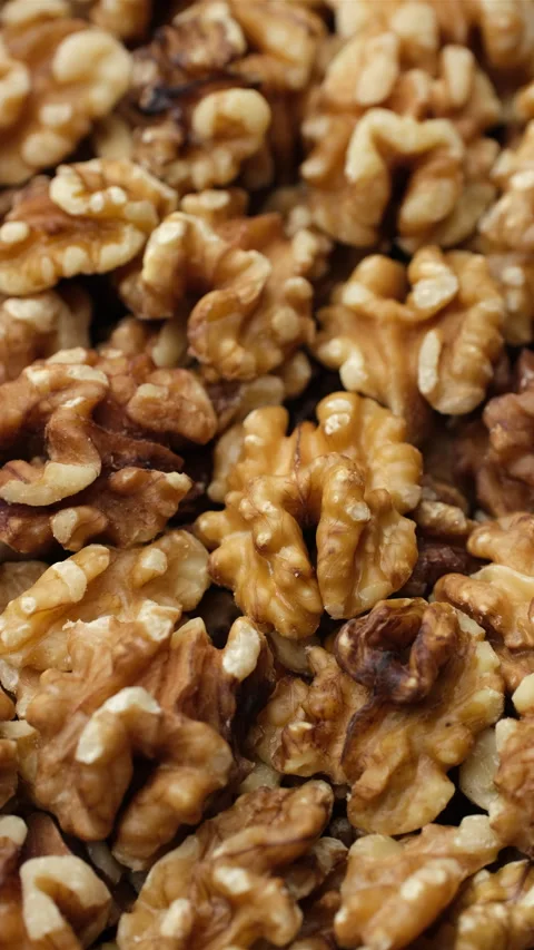 Heap of walnuts without shell, rotation Stock-Footage 277479170