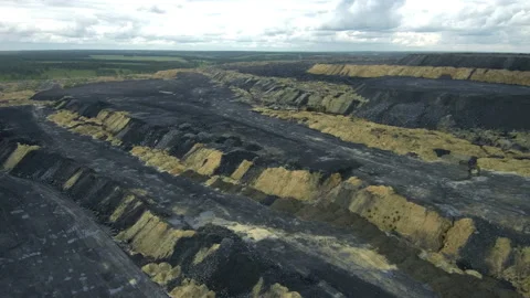 Heaps of coal Stock Footage 112621857