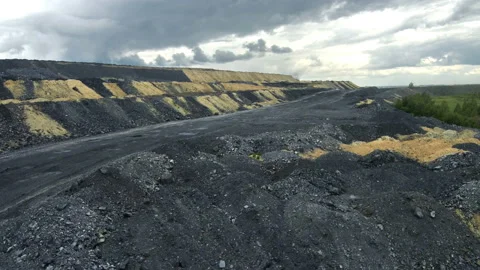 Heaps of coal Stock Footage 112625248