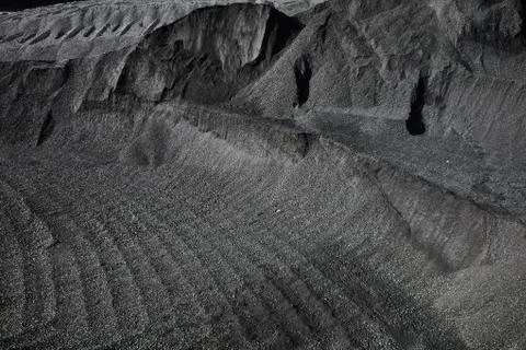 Heaps of coal Stock Photos