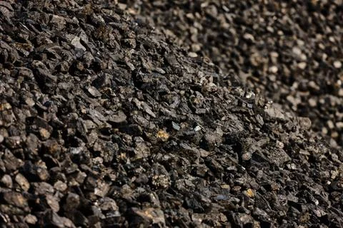 Heaps of coal Stock Photos