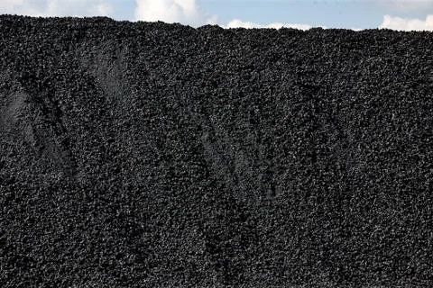 Heaps of coal Stock Photos
