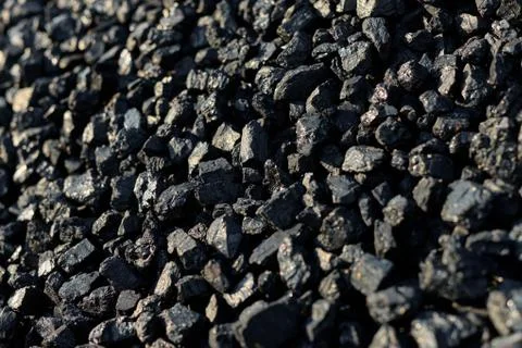Heaps of coal Stock Photos