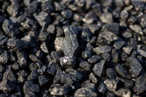 Heaps of coal Stock Photos