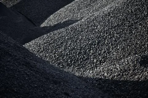 Heaps of coal Stock Photos