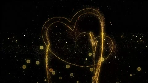 Hear particles valentines day 71 Stock Footage 209443093
