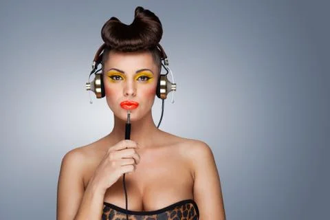 Hear yourself attentionally. Stock Photos