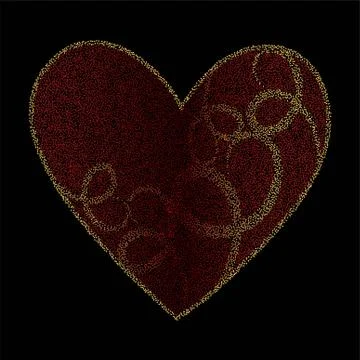 Heard icon flat design vector illustration background eps 10. Stock Illustration